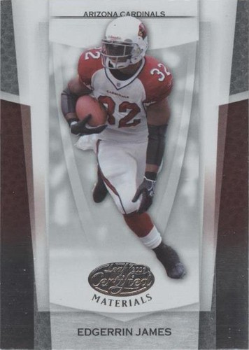 2007 Leaf Certified Materials Edgerrin James #57