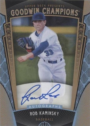2015 Upper Deck Goodwin Champions - Robert Kaminsky #157