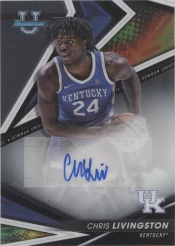 2022-23 Bowman University Best - Chris Livingston #BOA-CL