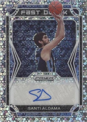 2021-22 Panini Prizm Santi Aldama Green Rookie #276 | eBay