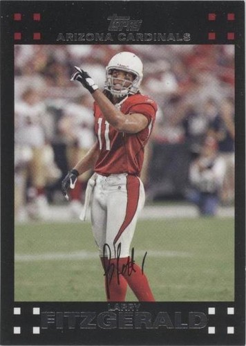 2007 Topps Larry Fitzgerald #114