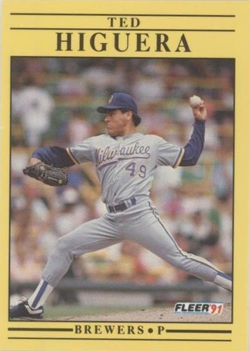 1991 Fleer - Teddy Higuera #586