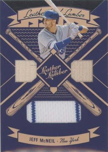 2019 Panini Leather & Lumber - Jeff McNeil #LLT-JM
