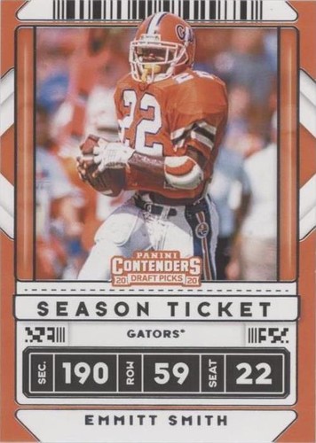 2020 Panini Contenders Draft Picks Emmitt Smith #39