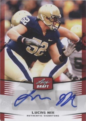2012 Leaf Draft Lucas Nix #LN1