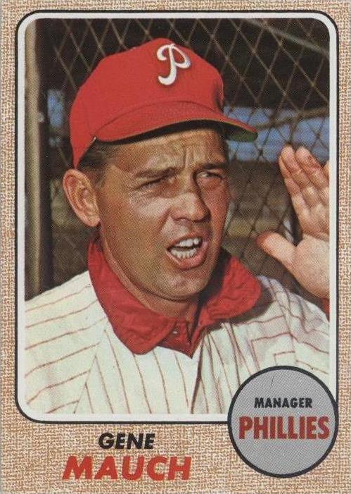 1968 Topps - Gene Mauch #122