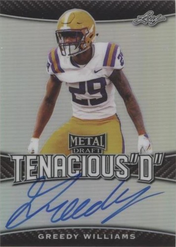 2019 Leaf Metal Draft Greedy Williams #TD-GW1