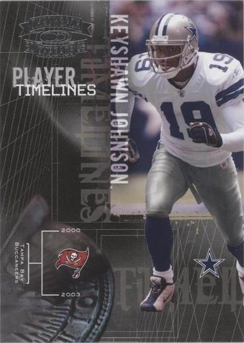 2005 Donruss Throwback Threads Keyshawn Johnson #PT-18