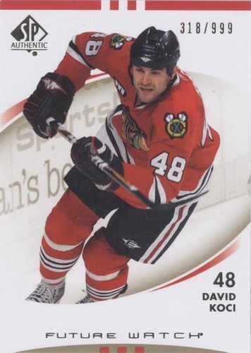 2007-08 SP Authentic - David Koci #169