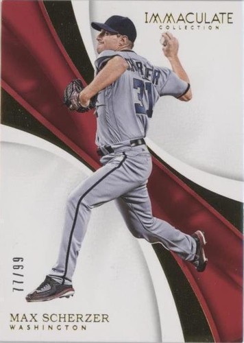 2017 Panini Immaculate Collection - Max Scherzer #93