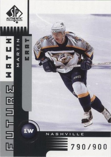 2001-02 SP Authentic - Martin Erat #157