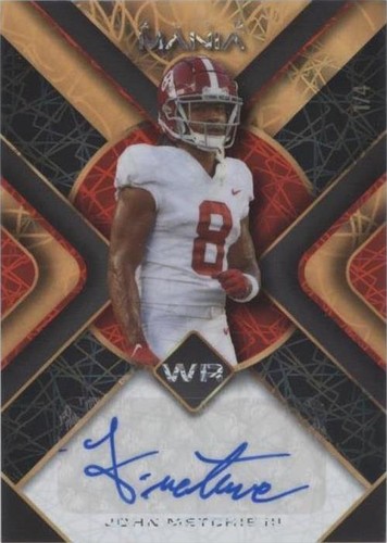 2022 Wild Card Auto Mania John Metchie III #AM-SQ85