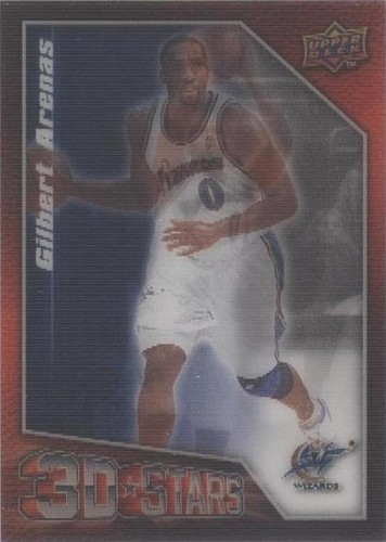 2009-10 Upper Deck - Gilbert Arenas #3D-GA