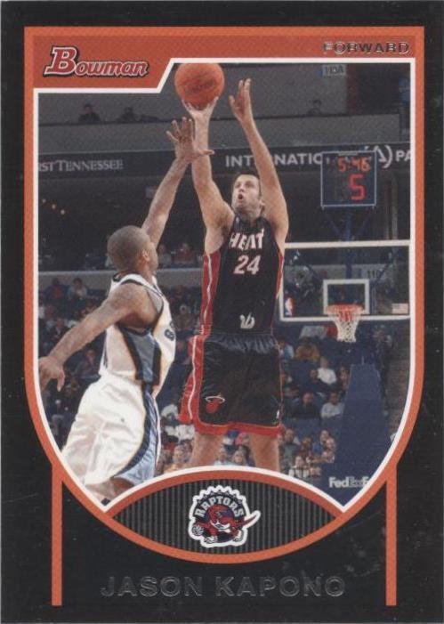 Selecciones y estrellas del draft de Bowman 2007-08 - Jason Kapono #102