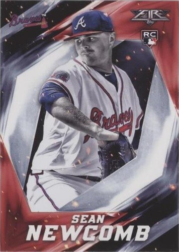 2017 Topps Fire - Sean Newcomb #7