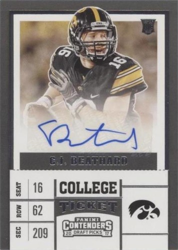 2017 Panini Contenders Draft Picks C.J. Beathard #140