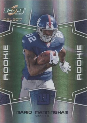 2008 Score Select Mario Manningham #395