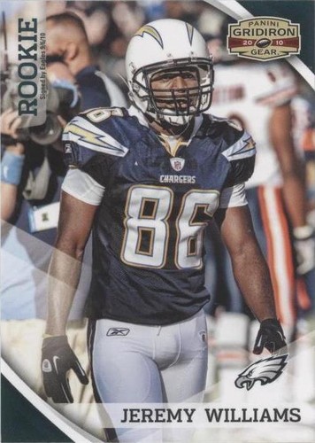 2010 Panini Gridiron Gear Jeremy Williams #201