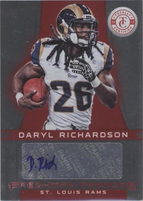 2012 Totally Certified Daryl Richardson #118