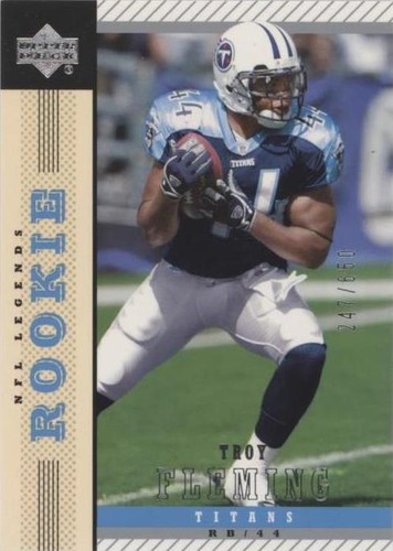 2004 Upper Deck NFL Legends Troy Fleming #186