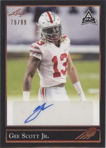 2021 Leaf Memories Gee Scott Jr. #BG-GSJ