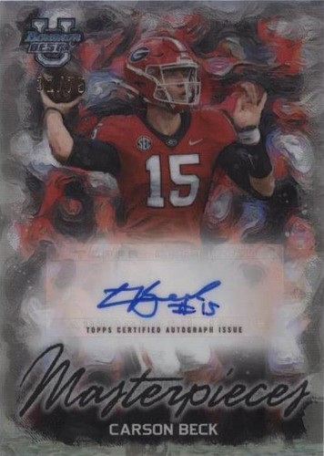 2023 Bowman's Best University Carson Beck #BMA-CB