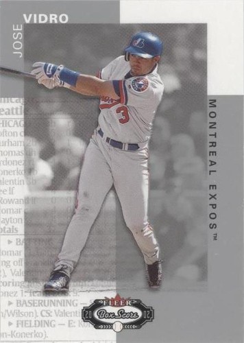 2002 Fleer Box Score - Jose Vidro #87