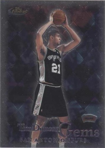 2000-01 Topps Finest - Tim Duncan #171