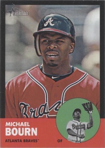 2012 Topps Heritage - Michael Bourn #HP25