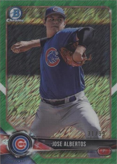 2018 Bowman Chrome - Jose Albertos #BCP229