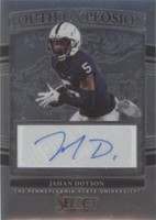 2022 Panini Select Draft Picks Jahan Dotson #YE-JDO