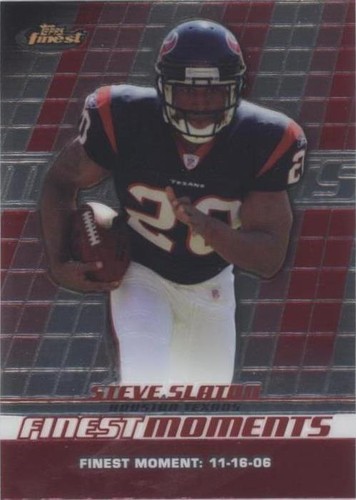 2008 Topps Finest Steve Slaton #FM-SS