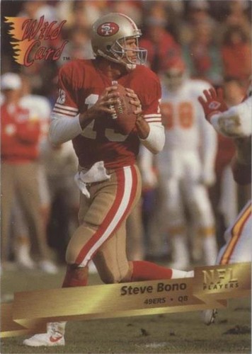 1993 Wild Card Steve Bono #9