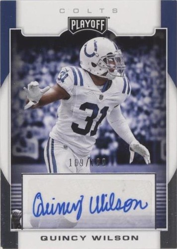2017 Panini Playoff Quincy Wilson #RS-QW