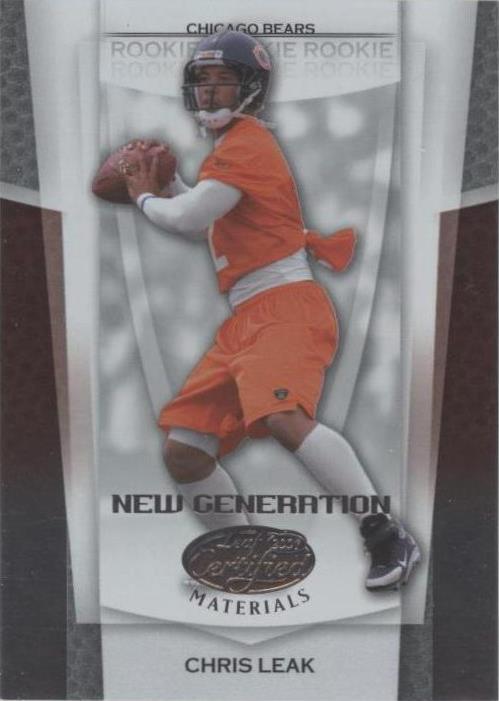 2007 Leaf Certified Materials Chris Leak #157