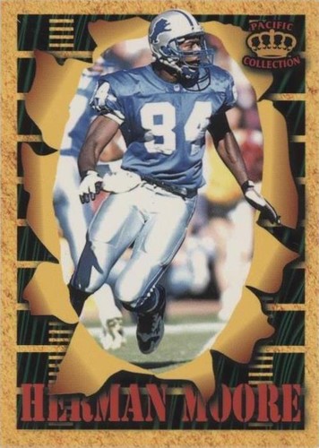 1996 Pacific Invincible Herman Moore #SM55