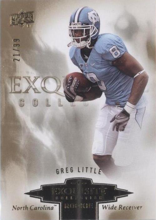 2010 Upper Deck Exquisite Collection Greg Little #ER-GL