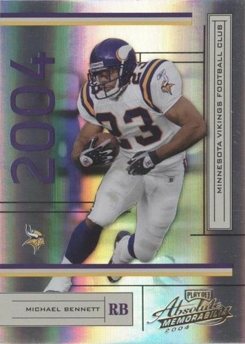 2004 Playoff Absolute Memorabilia Michael Bennett #76