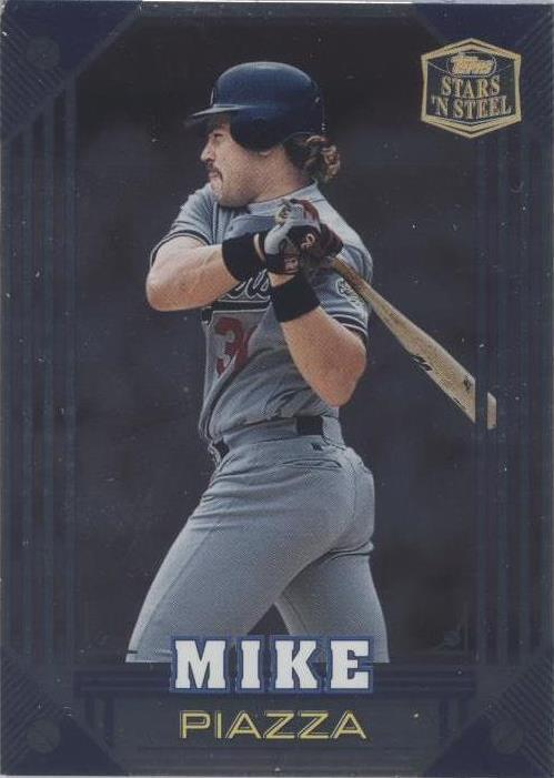 1998 Topps Stars 'n Steel - Mike Piazza #32
