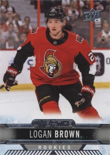 2017-18 Upper Deck Overtime - Logan Brown #165