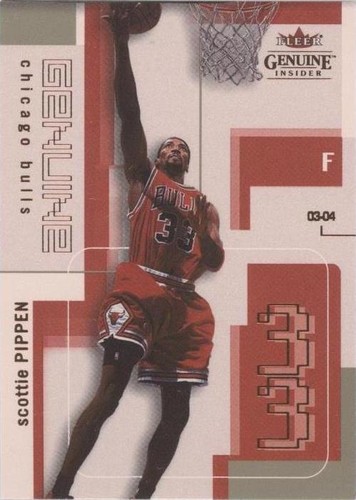 2003-04 Fleer Genuine Insider - Scottie Pippen #63