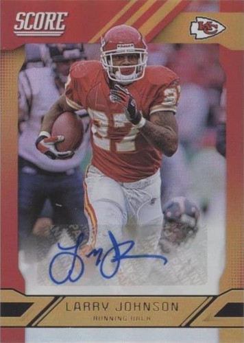 2020 XR Football - Larry Johnson Acclaimed Auto Blue #AA-LJ