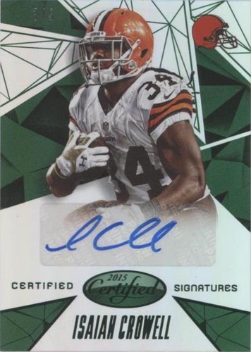 2015 Panini Certified Isaiah Crowell #CS-IC