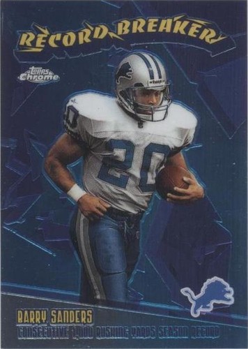 2024 Topps Chrome Football - Barry Sanders - Sunday Swag Laser