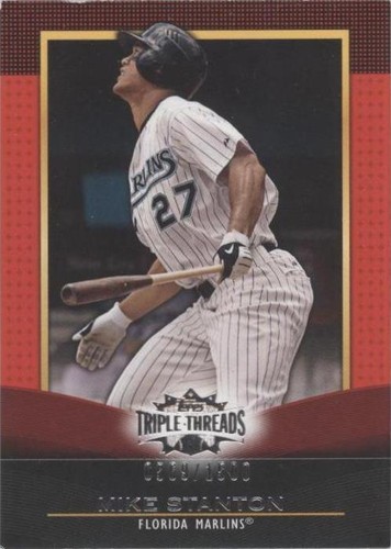 2011 Topps Triple Threads - Giancarlo Stanton #35