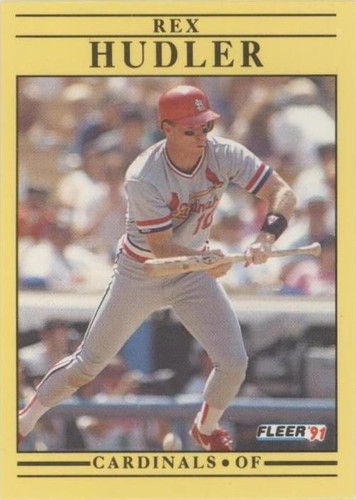 1991 Fleer Update - Rex Hudler #U-116