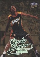 1999 Fleer Ultra WNBA - Cindy Brown #87G