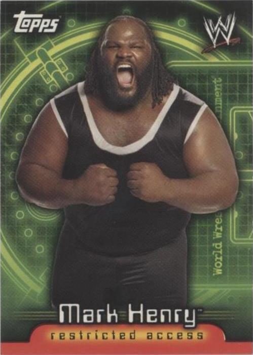 2006 Topps WWE Insider Restricted Access - Mark Henry #33