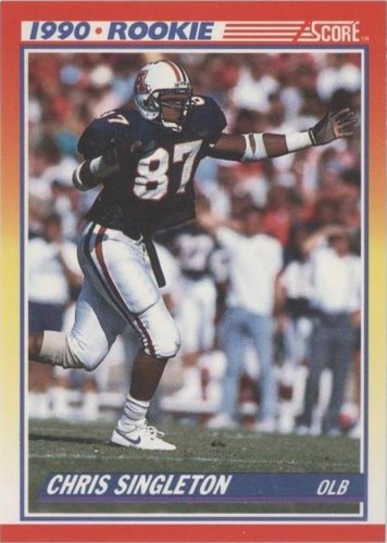1990 Score Chris Singleton #290