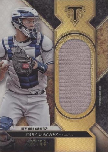 2017 Topps Triple Threads - Gary Sanchez #SJR-GAS